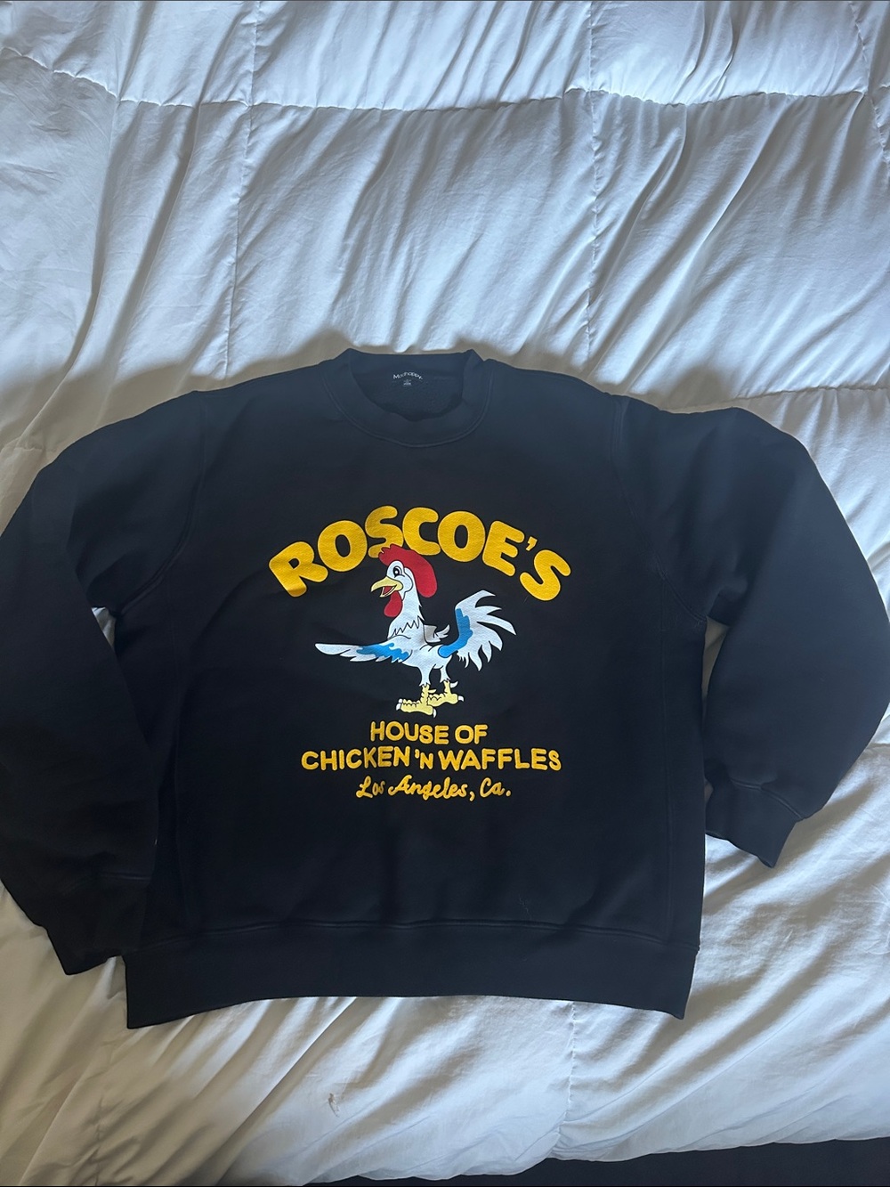 Madhappy Roscoe’s sweatshirt